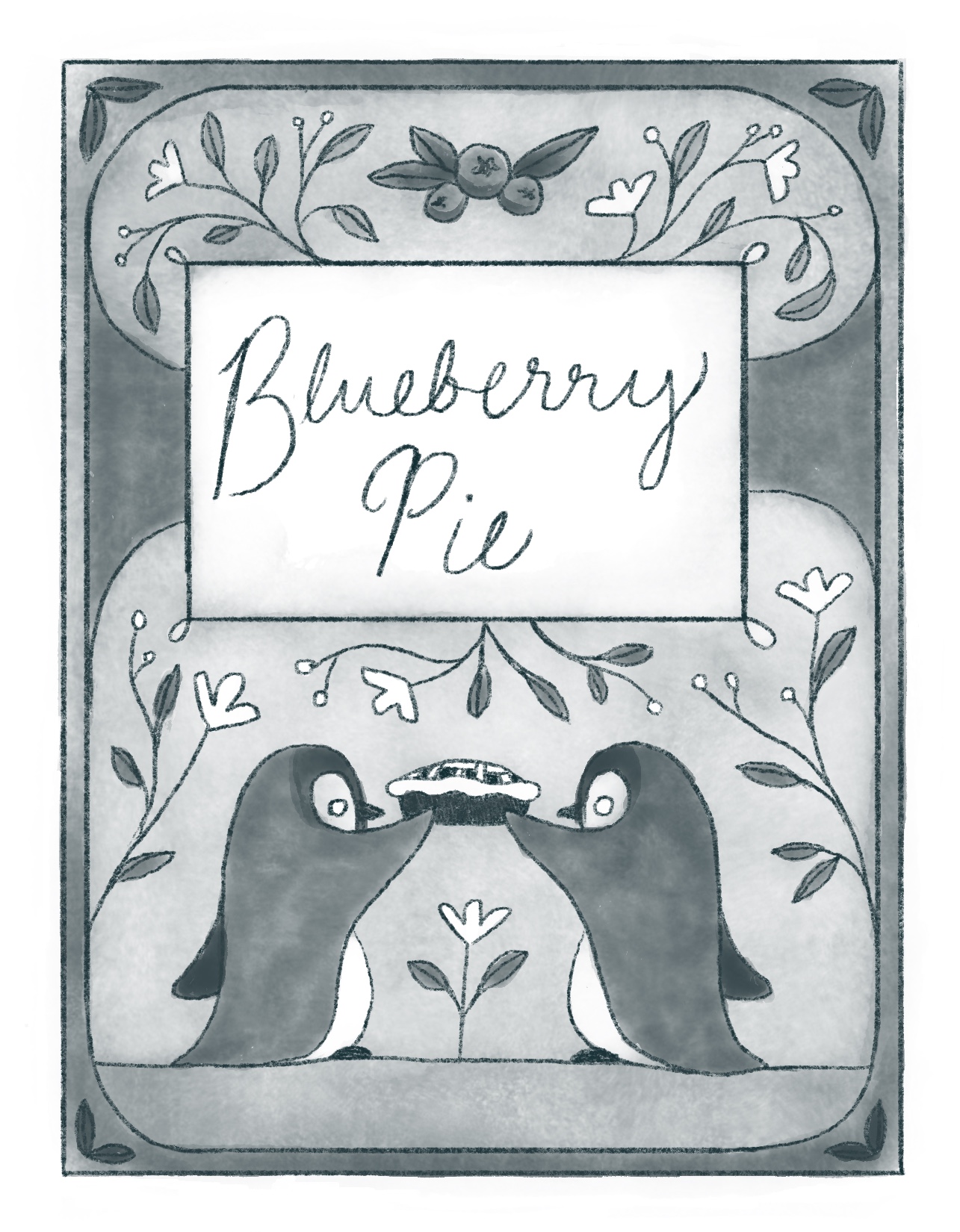 blueberry pie front